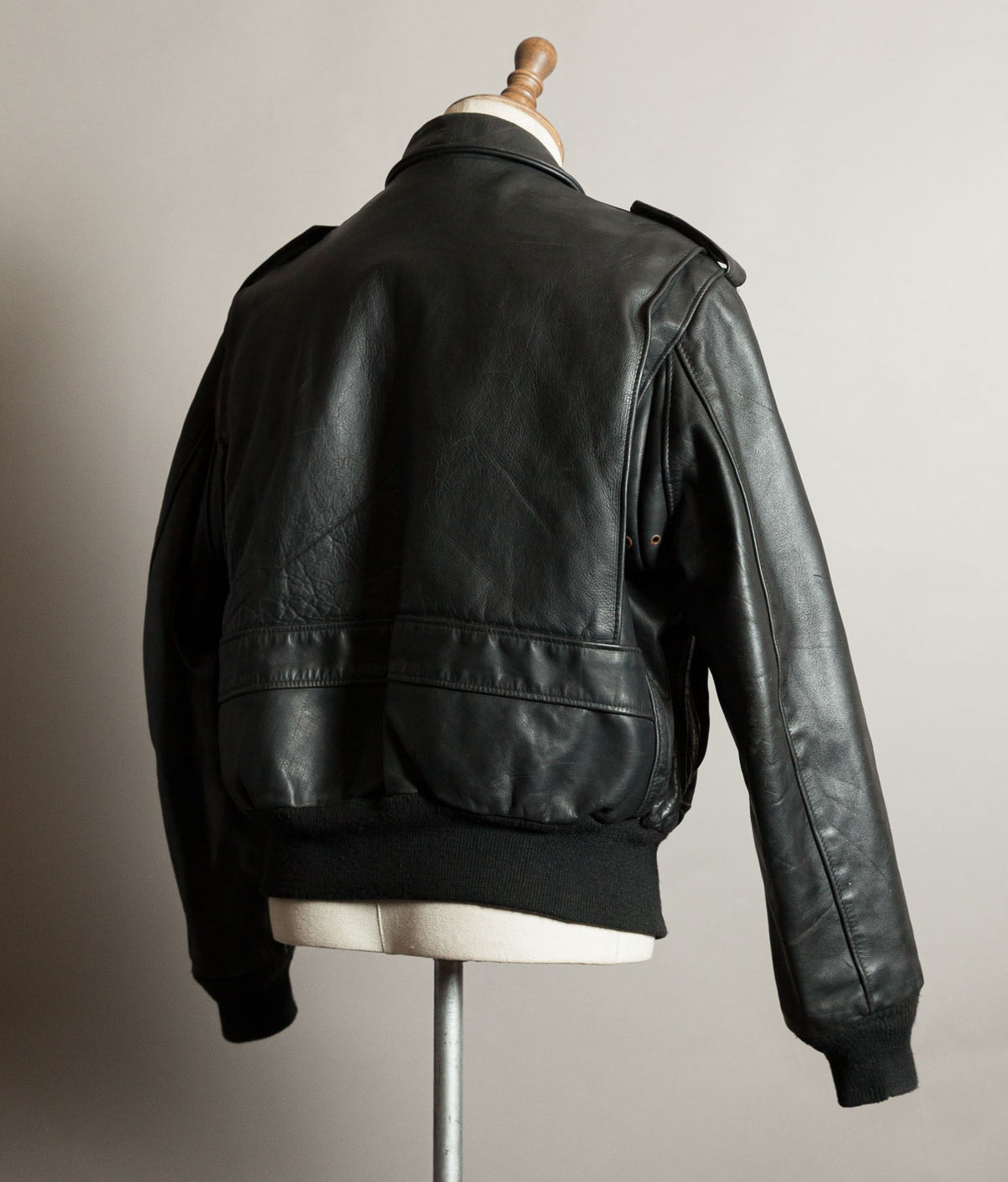 Vintage 1980s Schott 684SM Steerhide A-2 Flight Jacket Made in USA