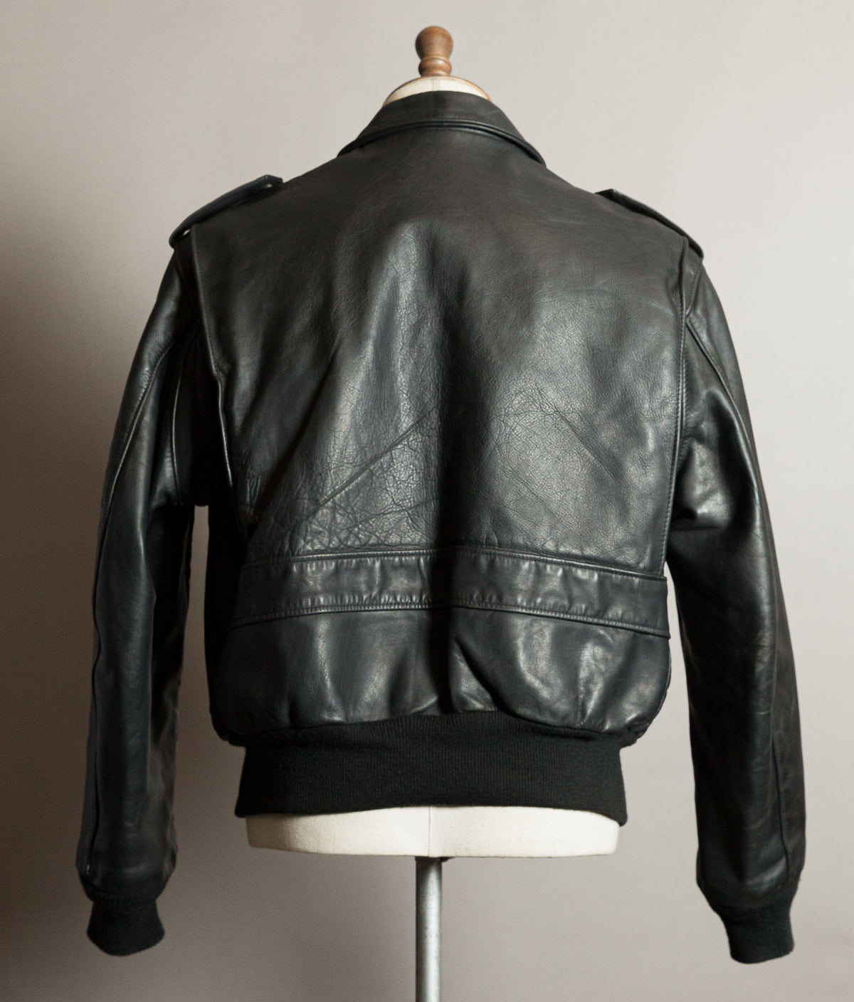 Vintage 1980s Schott 684SM Steerhide A-2 Flight Jacket Made in USA