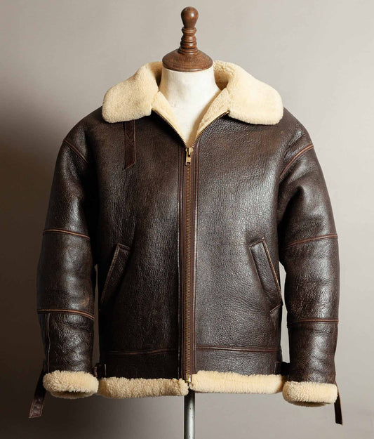 Vintage USAAF Type B-3 Flight Jacket, New Zealand Shearling