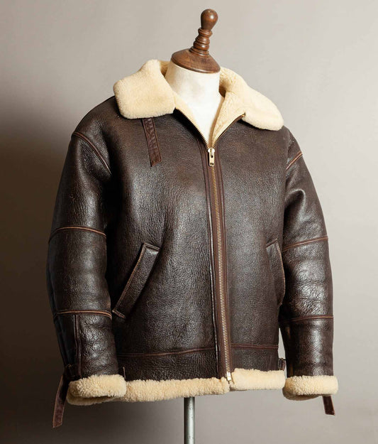 Vintage USAAF Type B-3 Flight Jacket, New Zealand Shearling