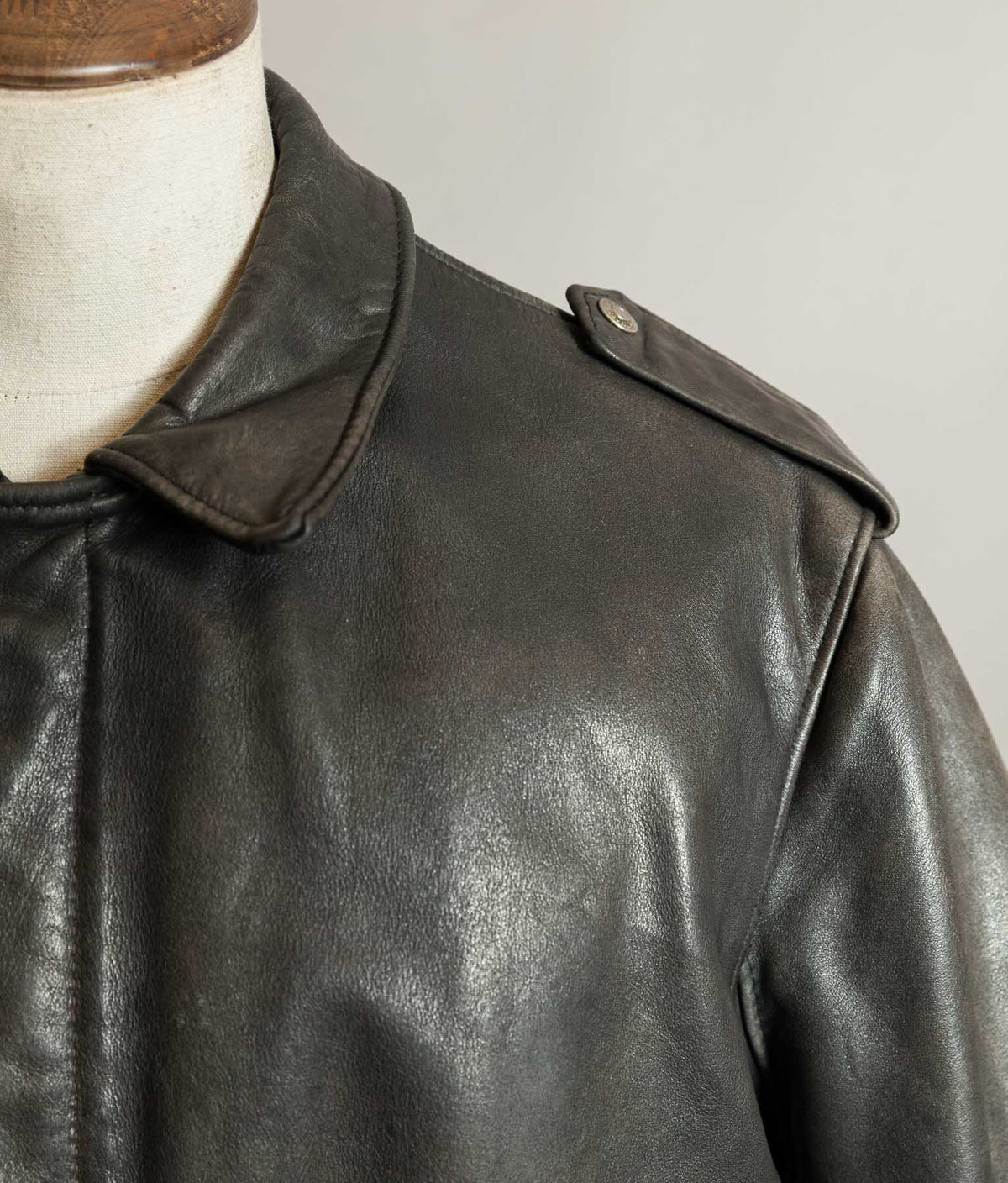 Vintage 1980s Schott 184SM Naked Cowhide A-2 Flight Jacket Made in USA
