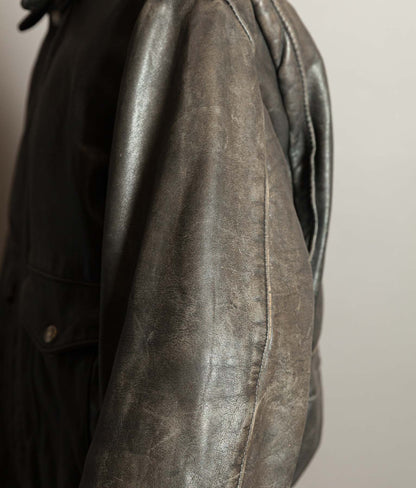 Vintage 1980s Schott 184SM Naked Cowhide A-2 Flight Jacket Made in USA