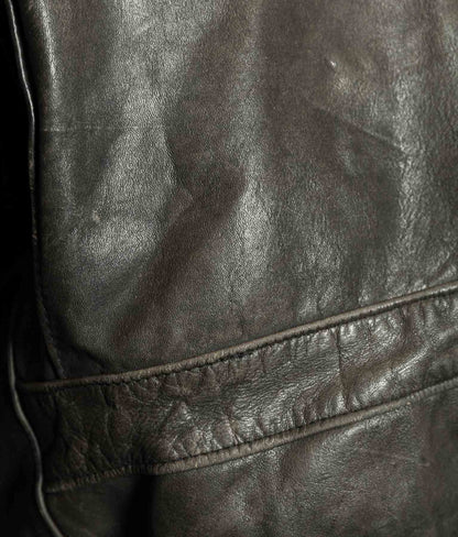 Vintage 1980s Schott 184SM Naked Cowhide A-2 Flight Jacket Made in USA