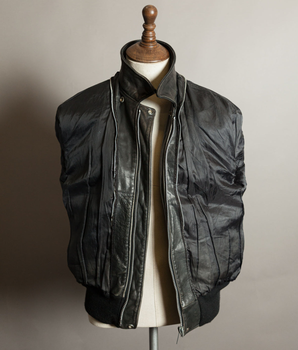 Vintage 1980s Schott 184SM Naked Cowhide A-2 Flight Jacket Made in USA