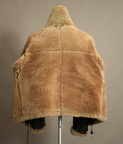 Vintage Sheepskin Shearling Flying Jacket RAF Irvin Pattern - Made in England