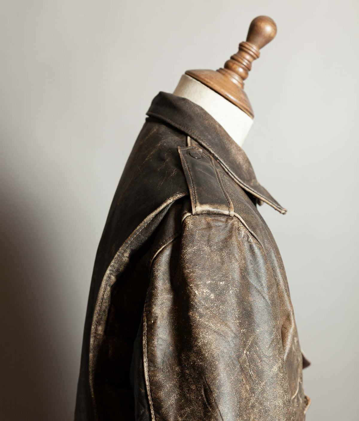 Vintage 1980s Schott 684SM Steerhide A-2 Flight Jacket Made in USA