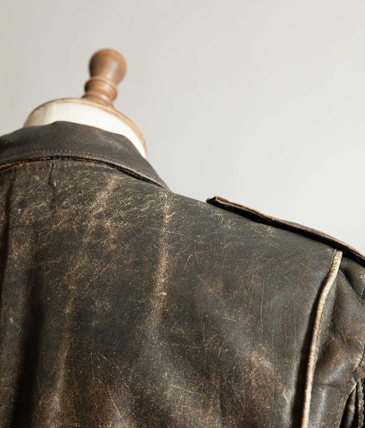 Vintage 1980s Schott 684SM Steerhide A-2 Flight Jacket Made in USA