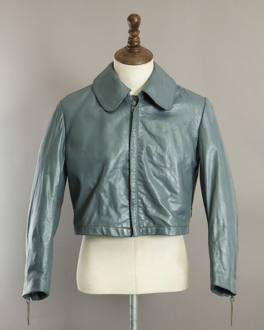 German Bundesmarine Submarine Leather Jacket Small (38-40)