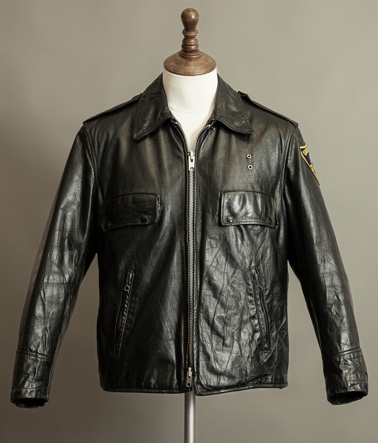 Vintage 1960s American Police Motorcycle Patrol Jacket
