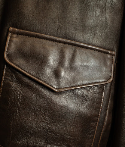 Vintage 1990s Avirex A2 Leather Flying Jacket USA Made