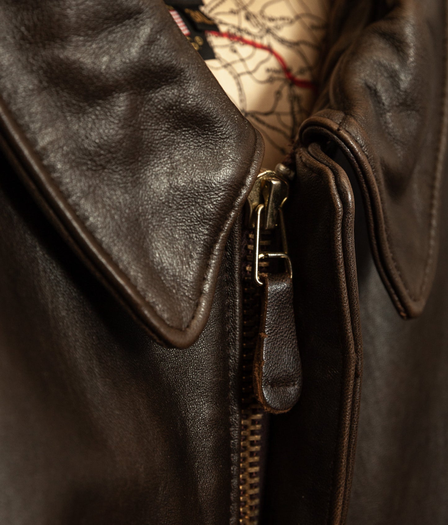 Vintage 1990s Avirex A2 Leather Flying Jacket USA Made