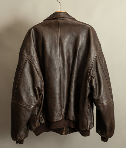 Vintage 1990s Avirex A2 Leather Flying Jacket USA Made