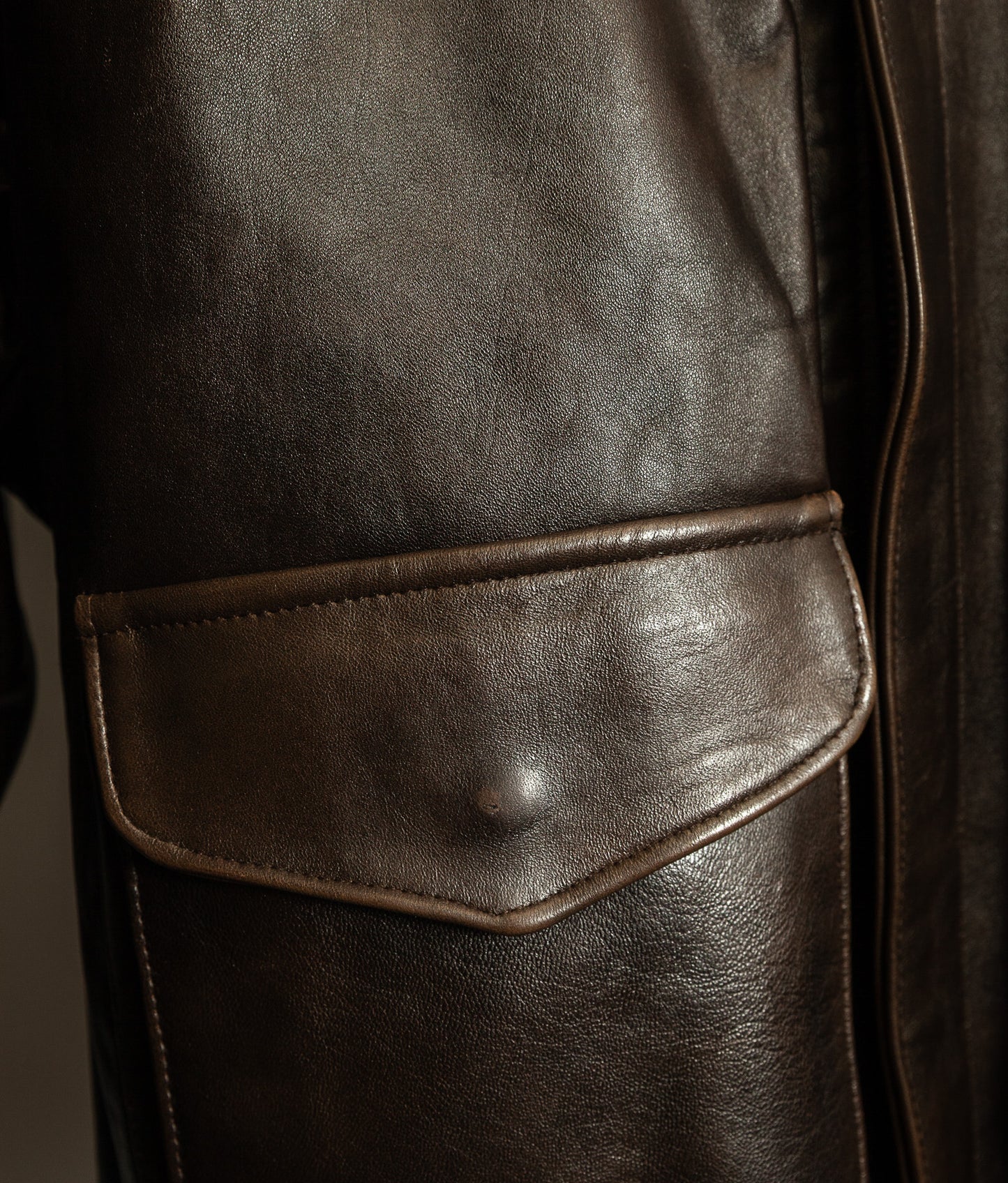 Vintage 1990s Avirex A2 Leather Flying Jacket USA Made