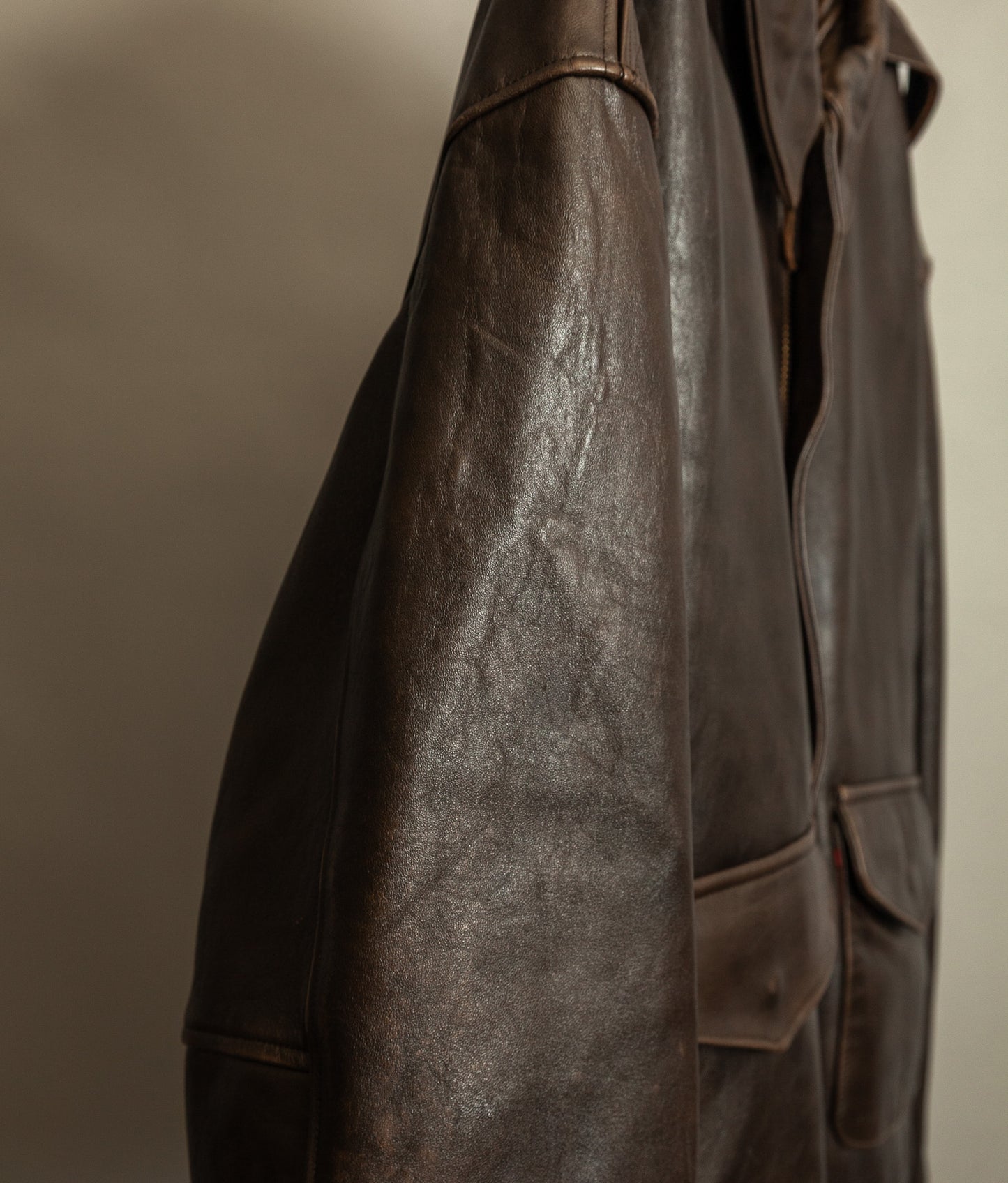 Vintage 1990s Avirex A2 Leather Flying Jacket USA Made