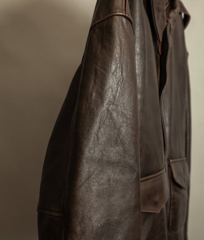 Vintage 1990s Avirex A2 Leather Flying Jacket USA Made