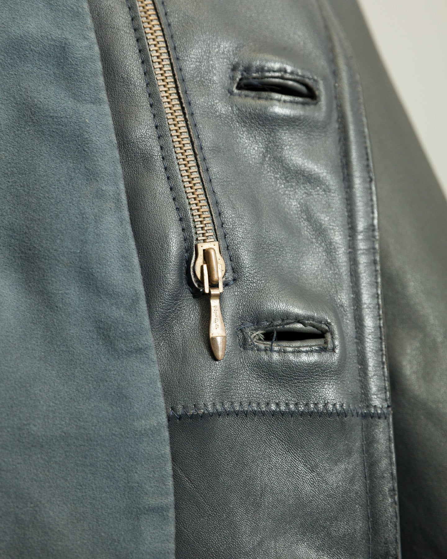 Vintage 1960s German Border Control Leather Jacket - Bundesgrenzschutz