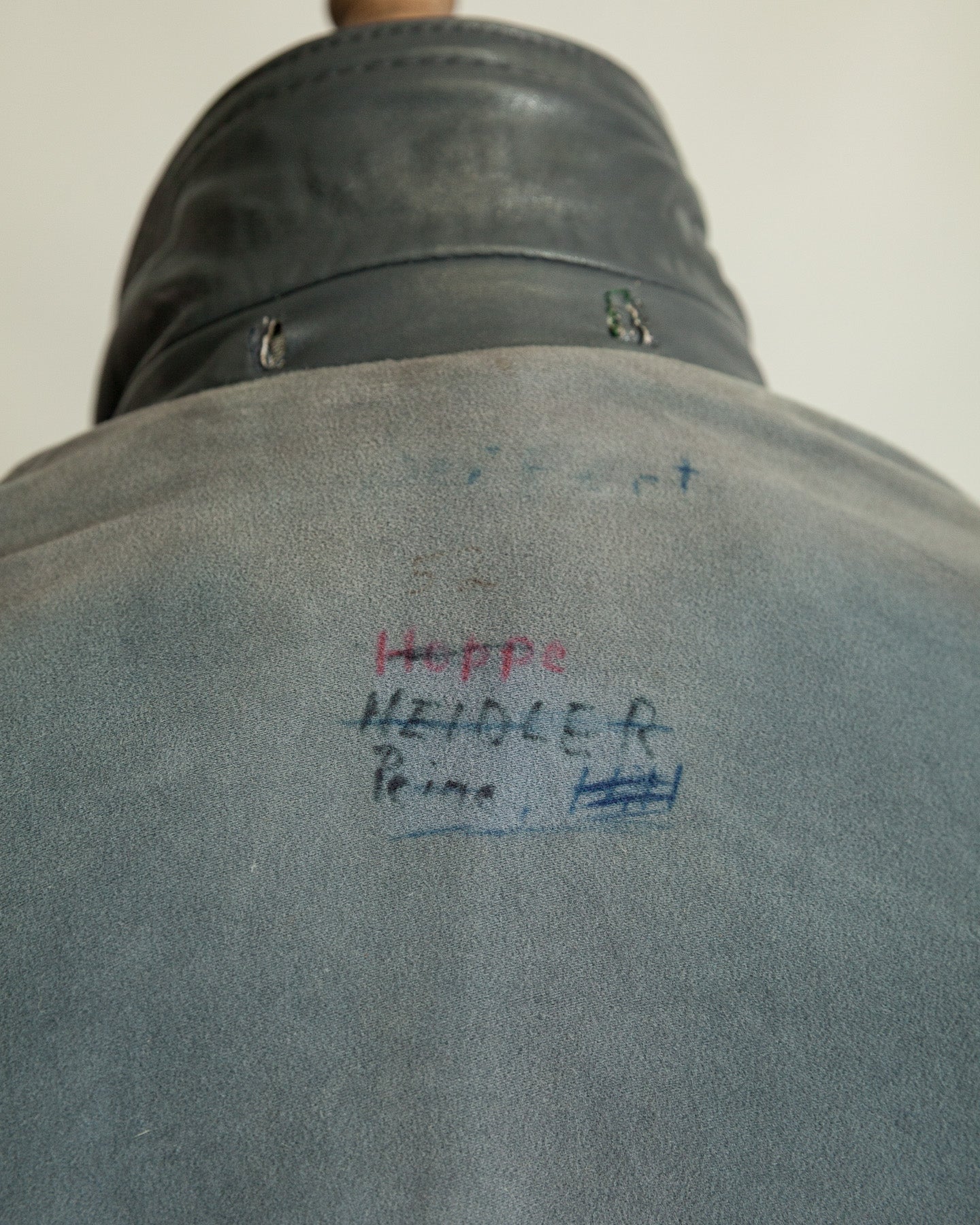 Vintage 1960s German Border Control Leather Jacket - Bundesgrenzschutz