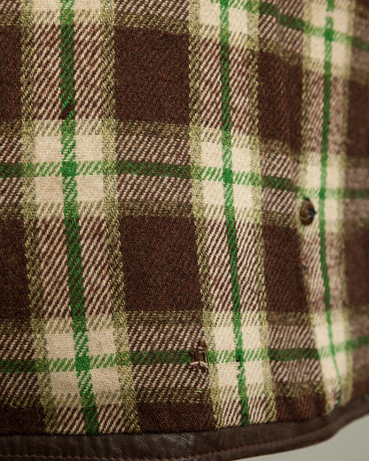 1950s French Workwear Leather Utility Jacket