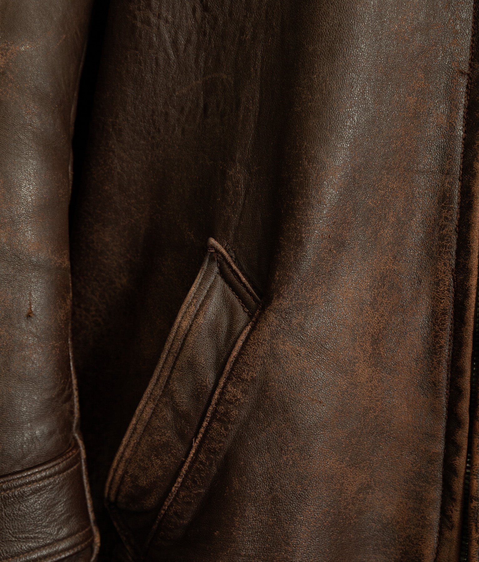 1950s French Leather Industrial Workwear Jacket