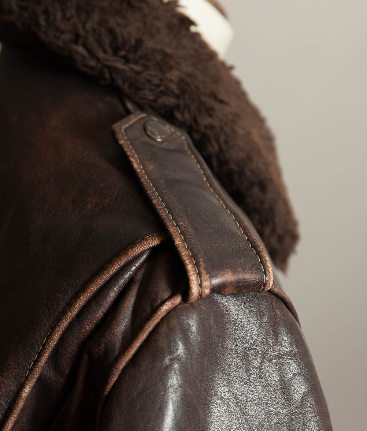 Vintage Schott 184SM A-2 Naked Cowhide Leather Flight Jacket Made in USA