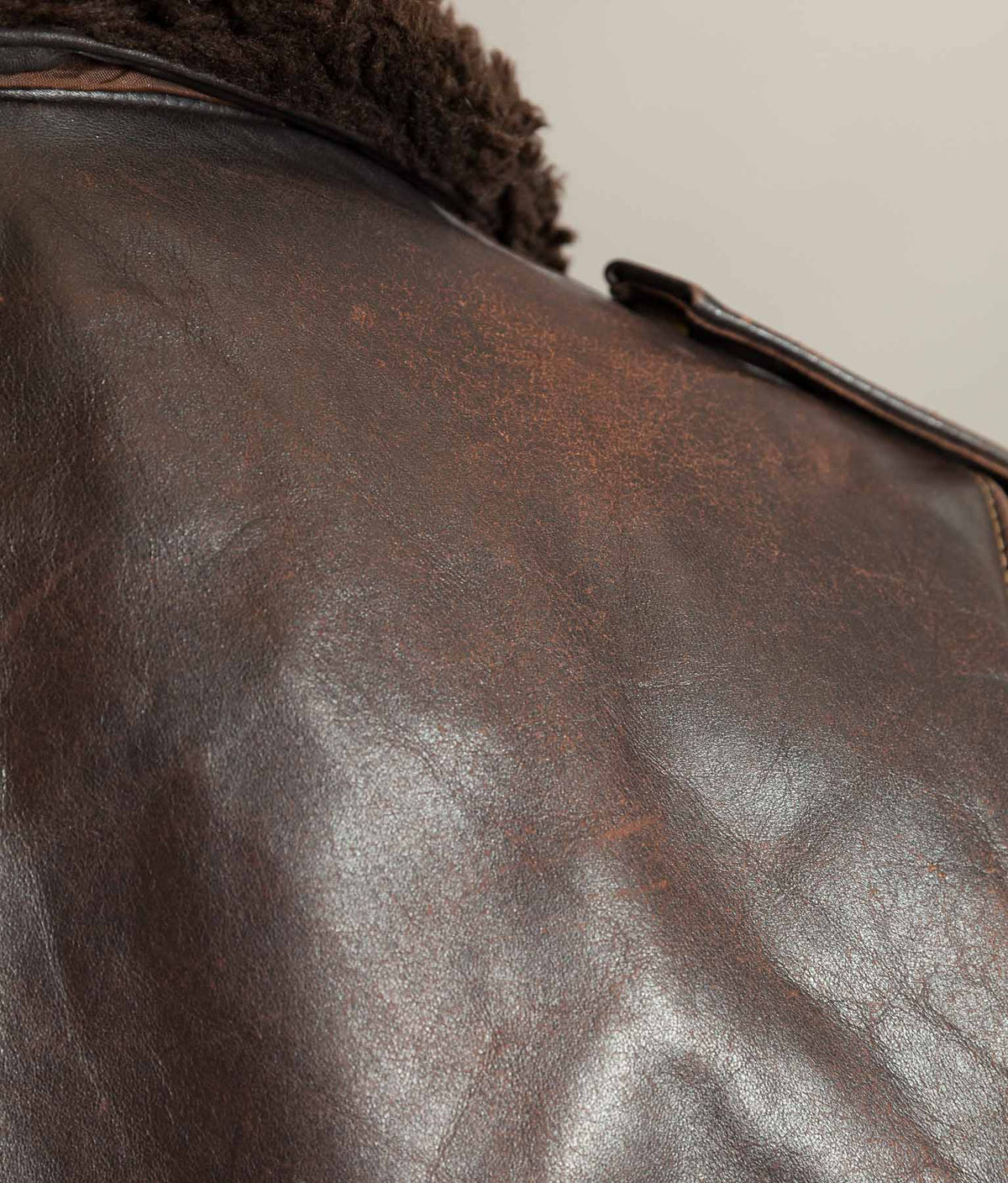 Vintage Schott 184SM A-2 Naked Cowhide Leather Flight Jacket Made in USA