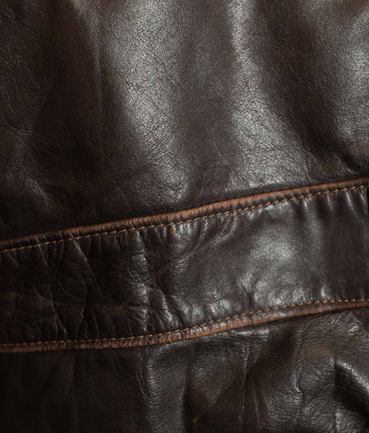 Vintage Schott 184SM A-2 Naked Cowhide Leather Flight Jacket Made in USA