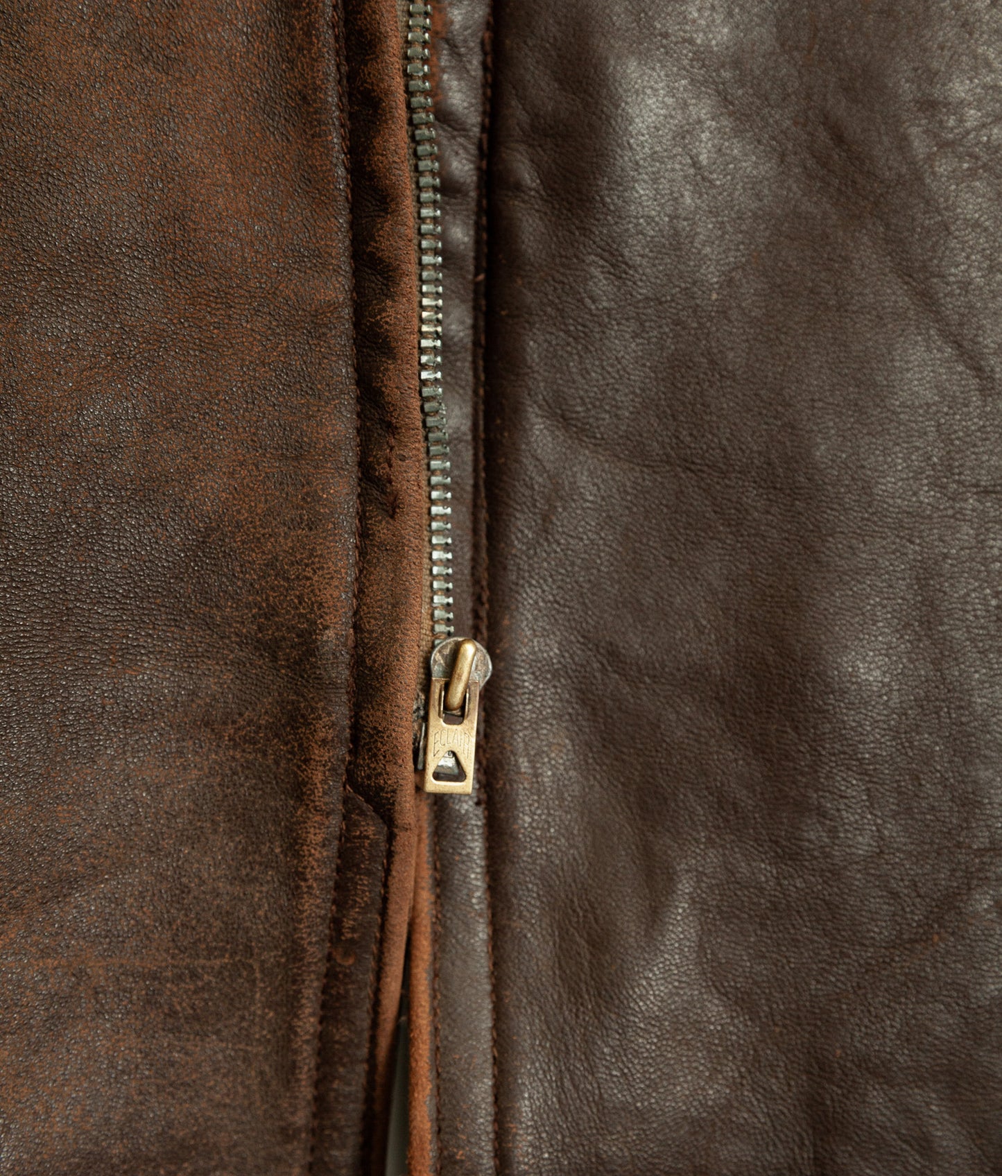 1950s French Leather Industrial Workwear Jacket
