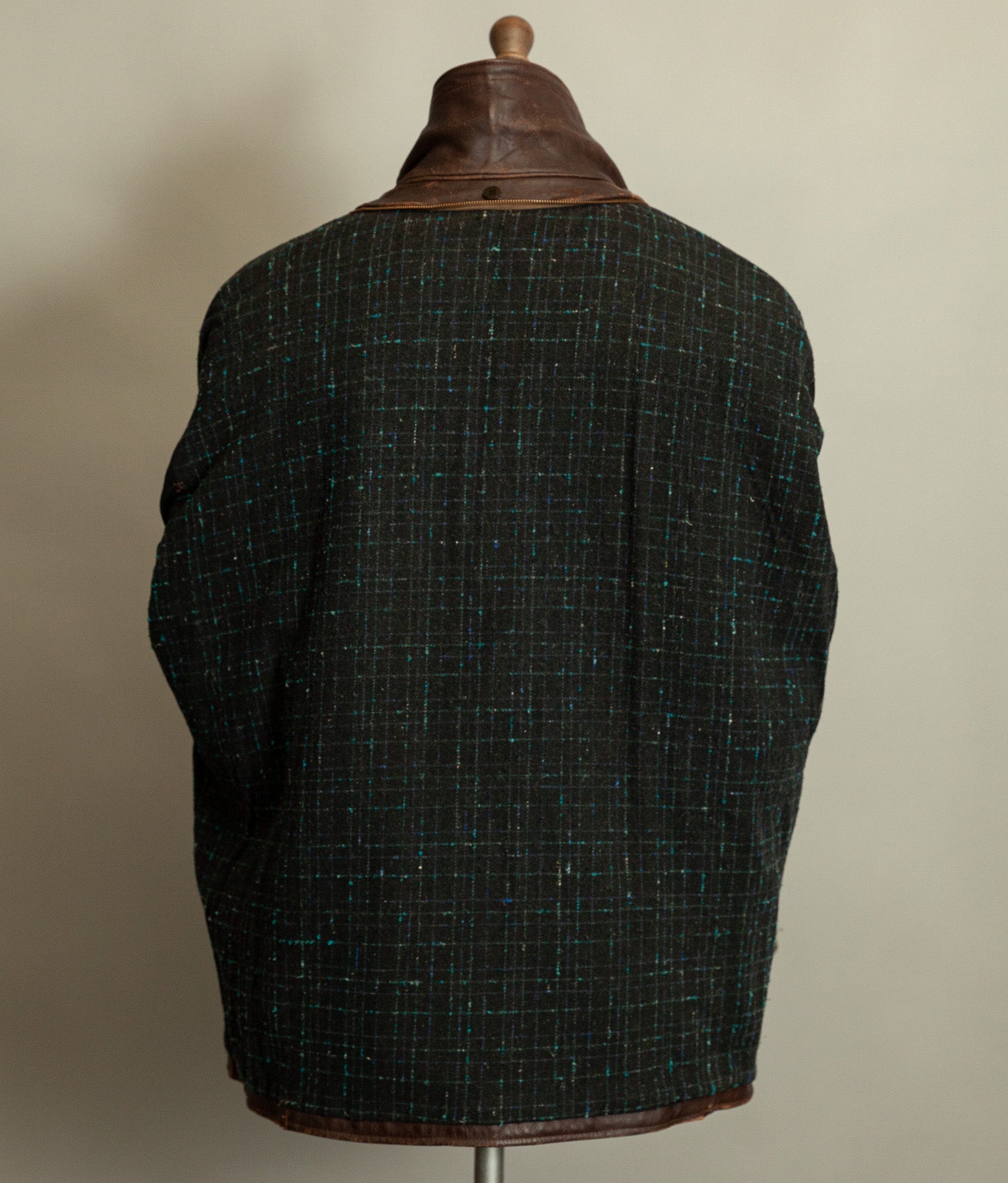 1950s French Leather Industrial Workwear Jacket