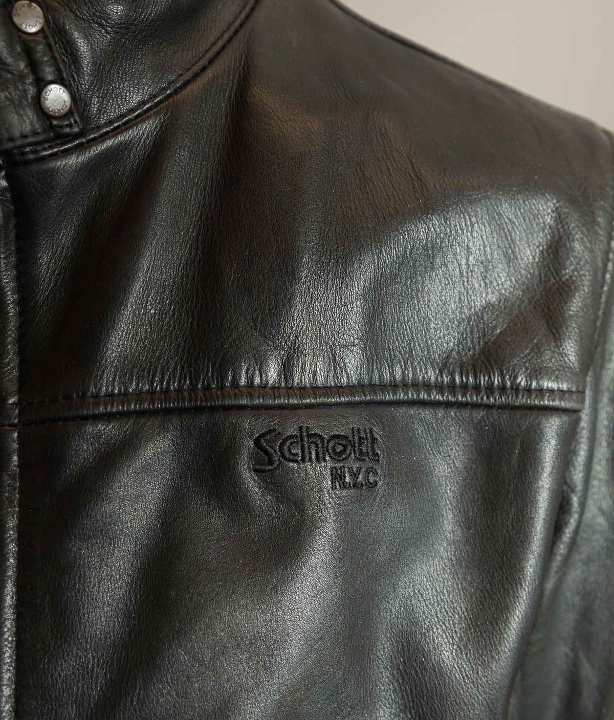 Schott NYC LC9201 Cowhide Leather Motorcycle Jacket