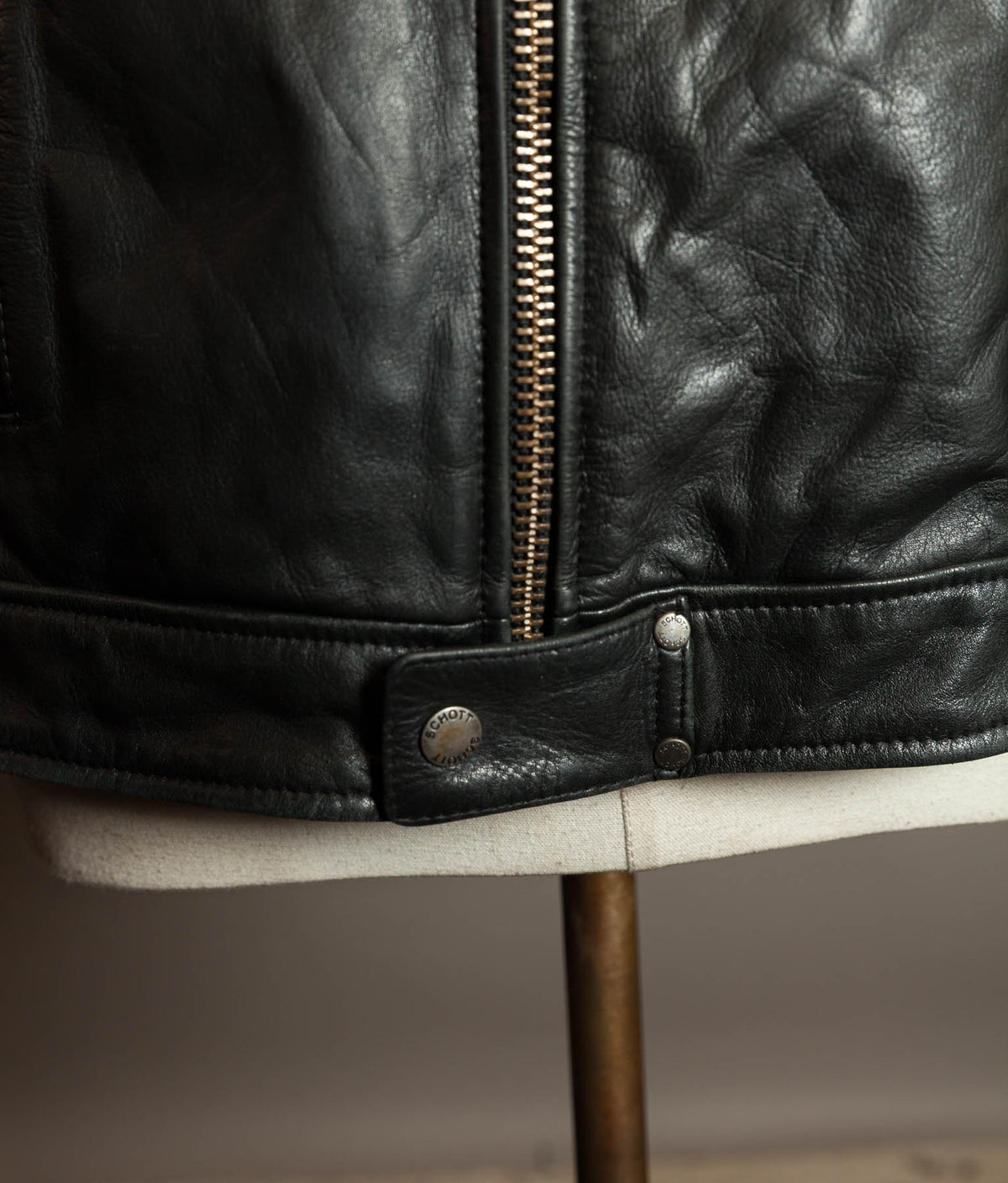 Schott NYC LC9201 Cowhide Leather Motorcycle Jacket