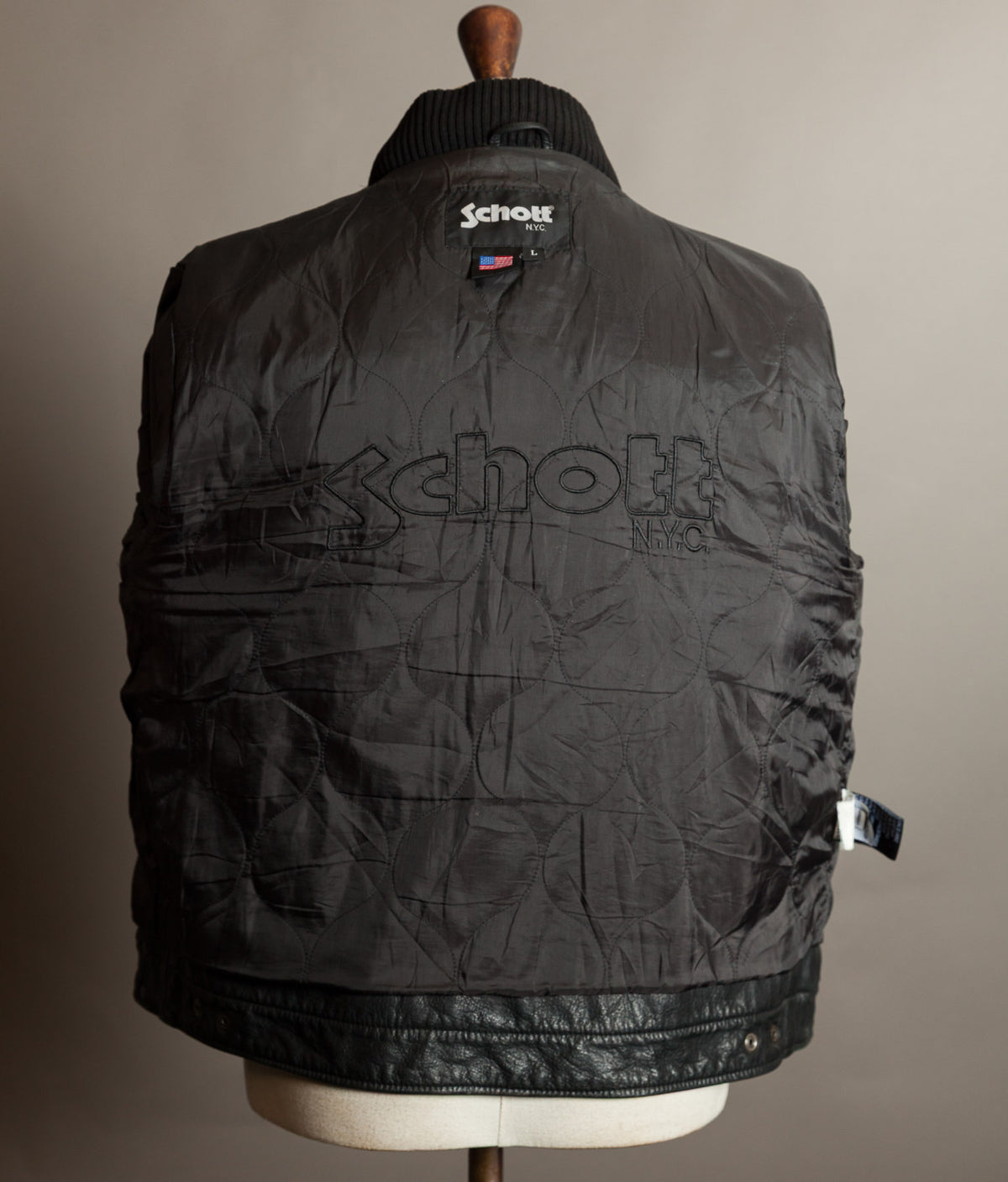 Schott NYC LC9201 Cowhide Leather Motorcycle Jacket