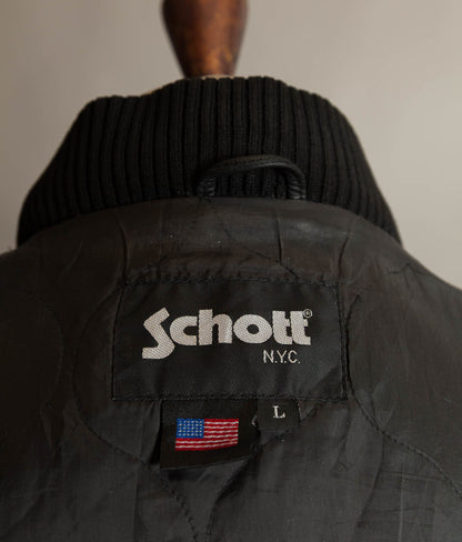 Schott NYC LC9201 Cowhide Leather Motorcycle Jacket