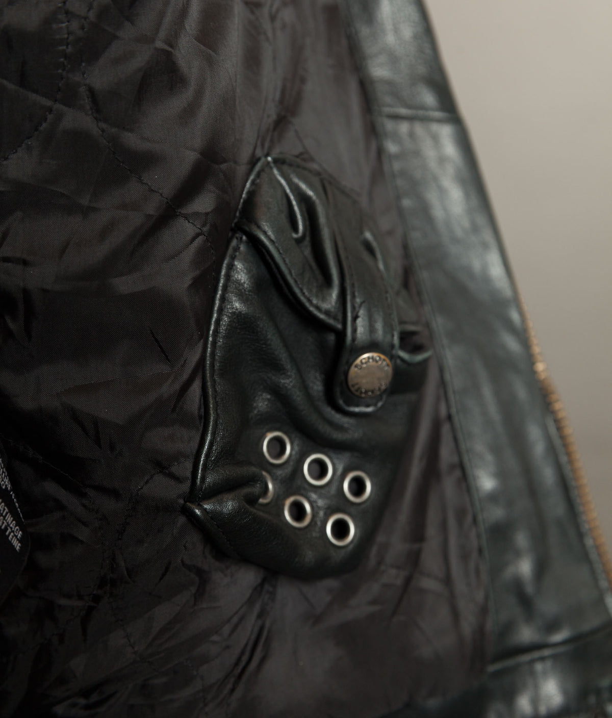 Schott NYC LC9201 Cowhide Leather Motorcycle Jacket