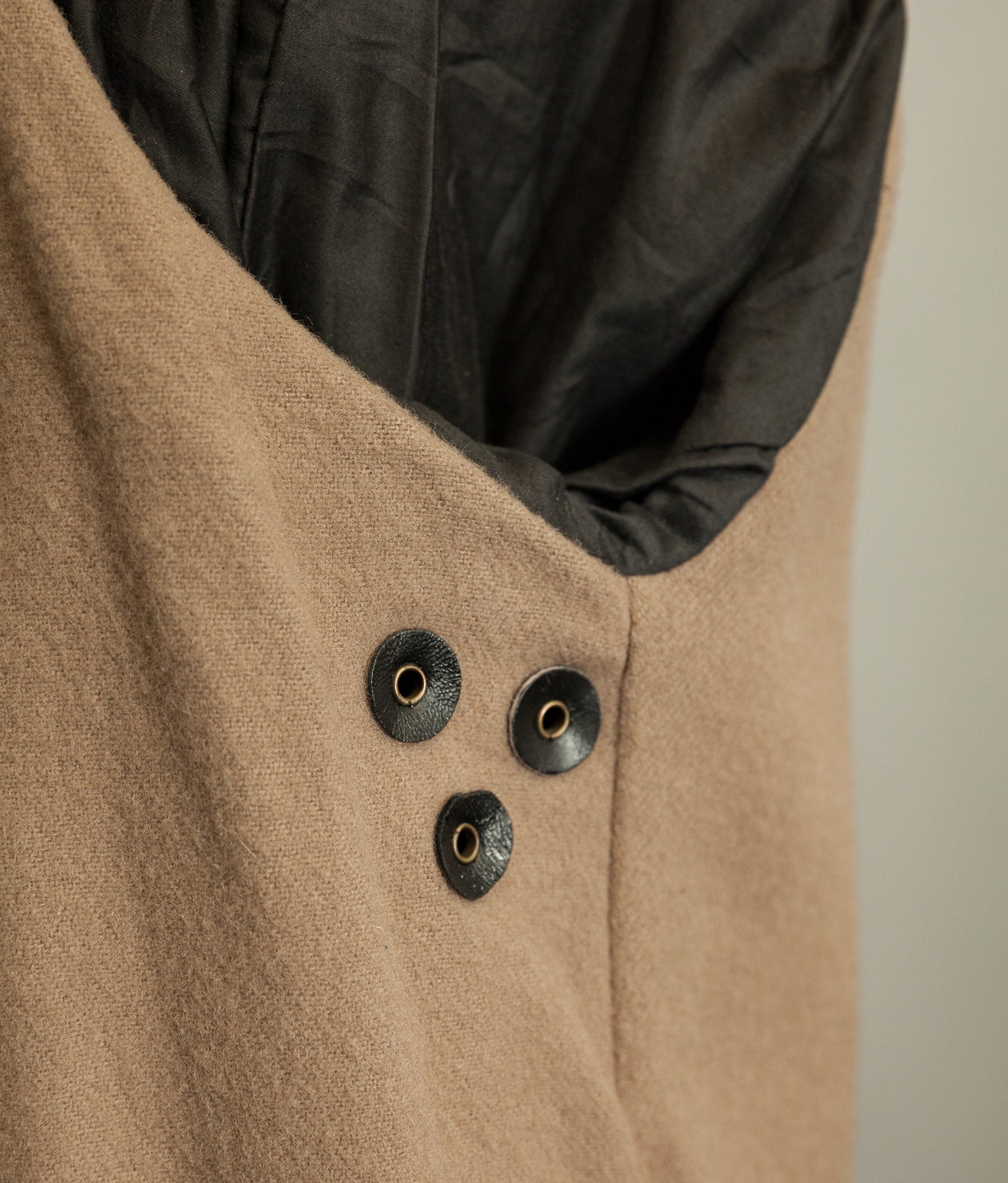 1950s Italian Police Senior Officer Horsehide Leather Trench Coat