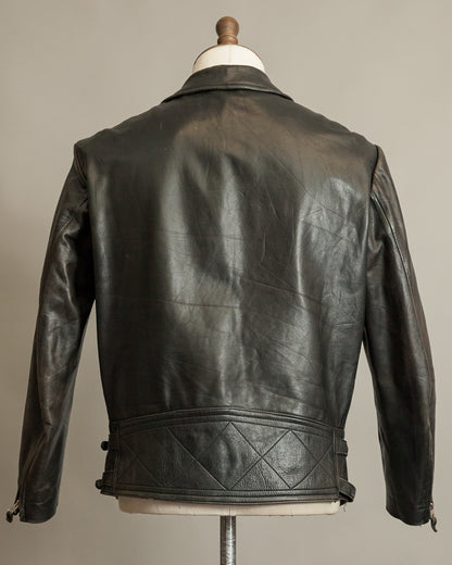 Vintage 1950s Austrian Police Motorcycle Jacket with RITSCH Zips