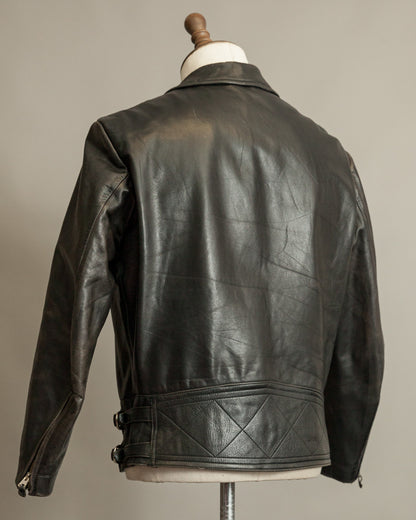 Vintage 1950s Austrian Police Motorcycle Jacket with RITSCH Zips