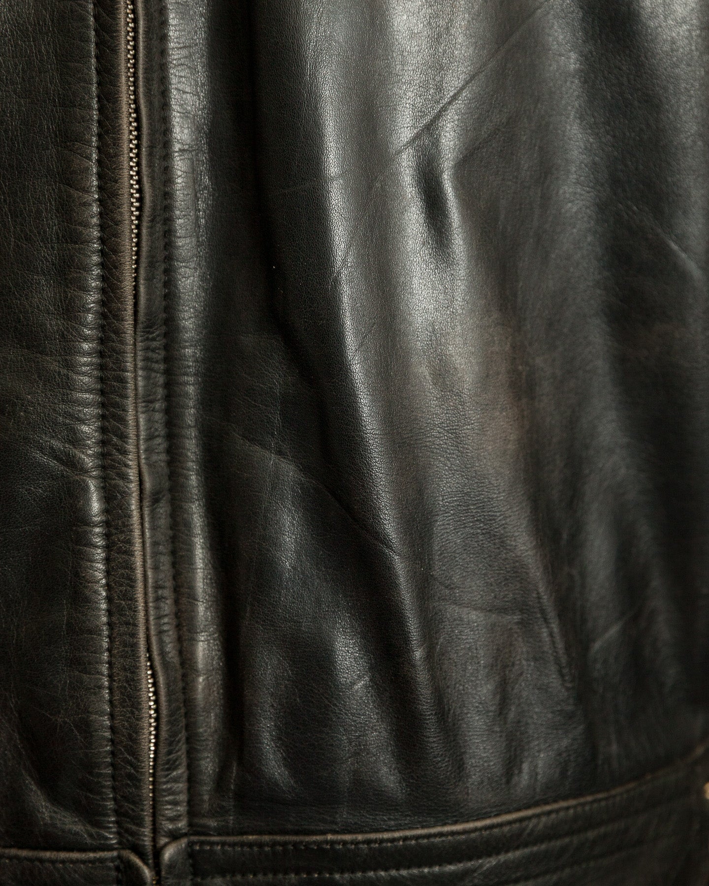 Vintage 1950s Austrian Police Motorcycle Jacket with RITSCH Zips