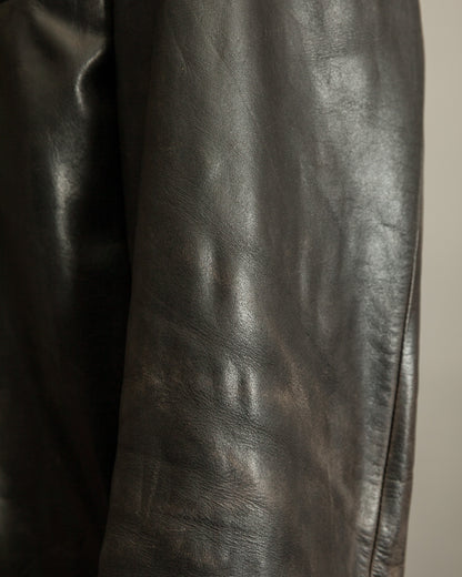 Vintage 1950s Austrian Police Motorcycle Jacket with RITSCH Zips