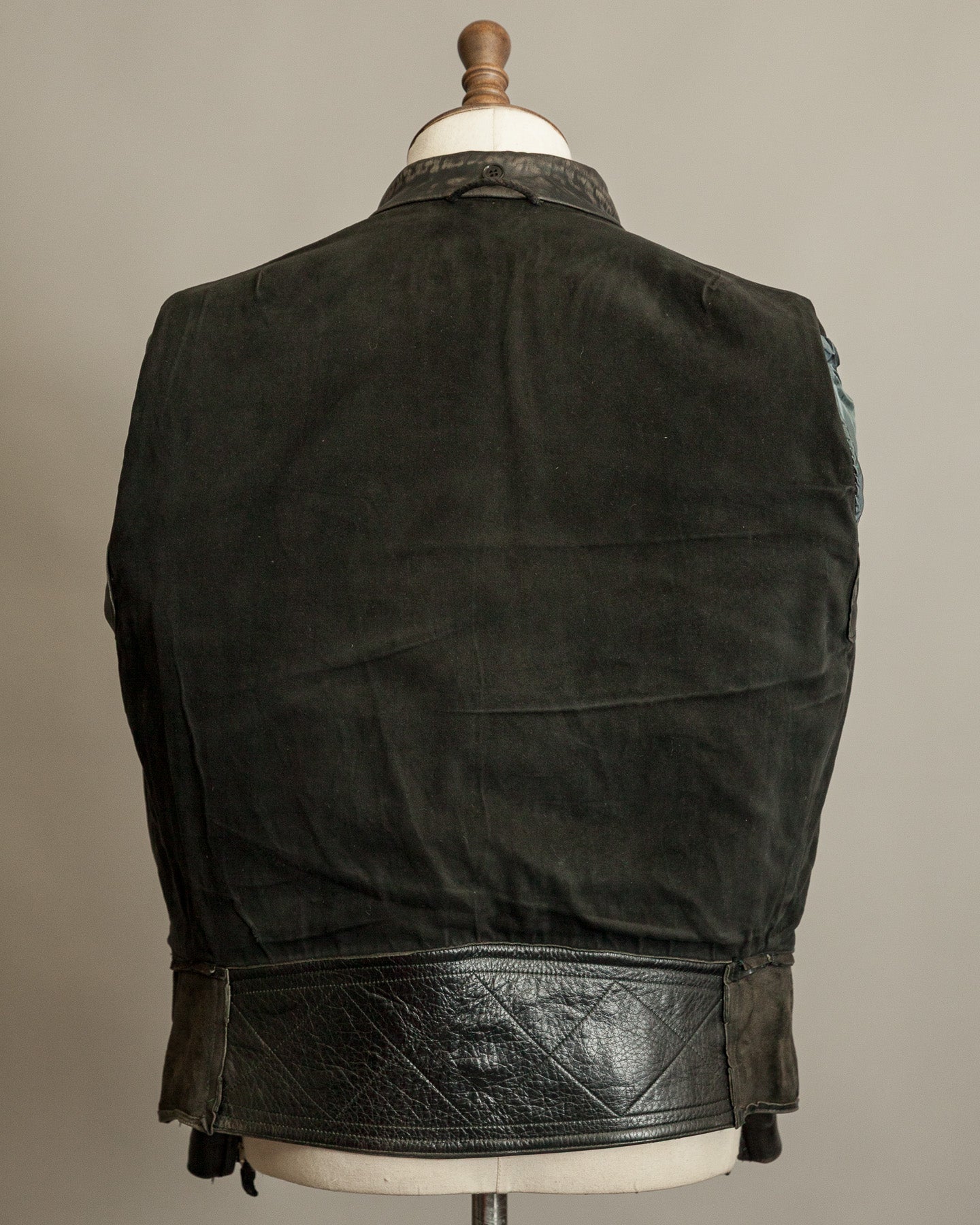 Vintage 1950s Austrian Police Motorcycle Jacket with RITSCH Zips