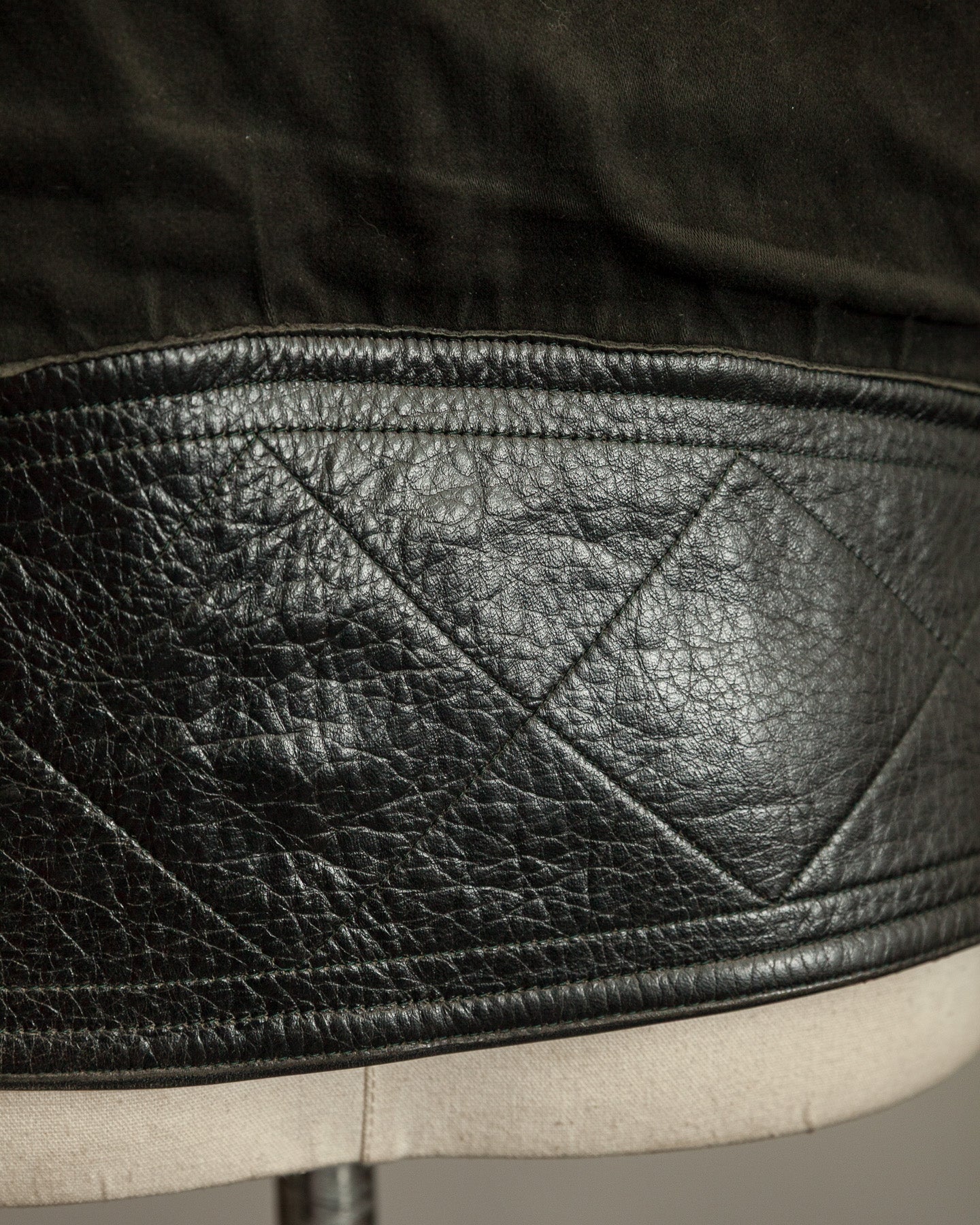 Vintage 1950s Austrian Police Motorcycle Jacket with RITSCH Zips