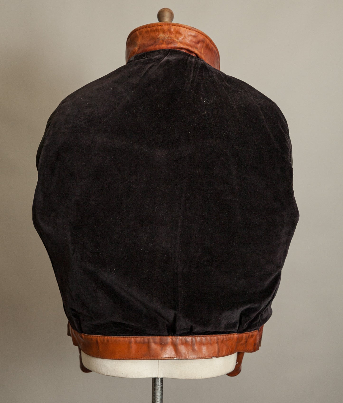 Vintage 1970s West German Heavy Steerhide Motorcycle Jacket