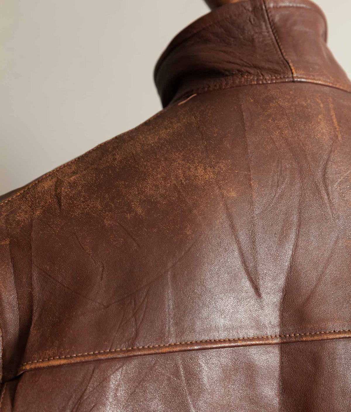Original 1950s French Vachette Leather Motorcycle Jacket