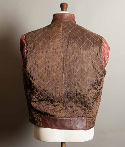 Original 1950s French Vachette Leather Motorcycle Jacket