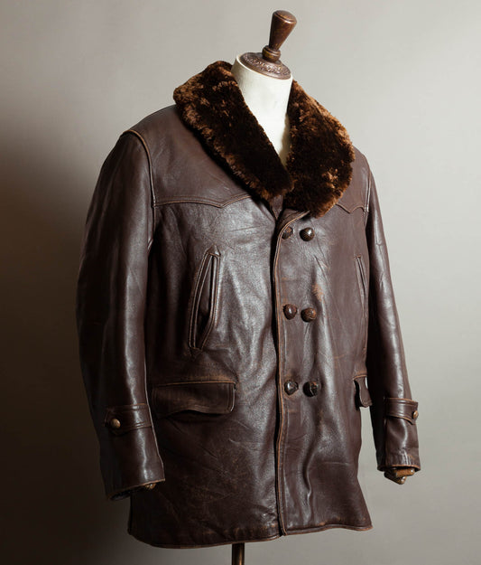 Original 1940s French 'Canadienne' Barnstormer Mackinaw Jacket