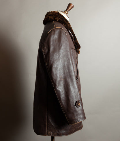 Original 1940s French 'Canadienne' Barnstormer Mackinaw Jacket