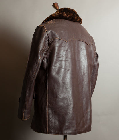 Original 1940s French 'Canadienne' Barnstormer Mackinaw Jacket