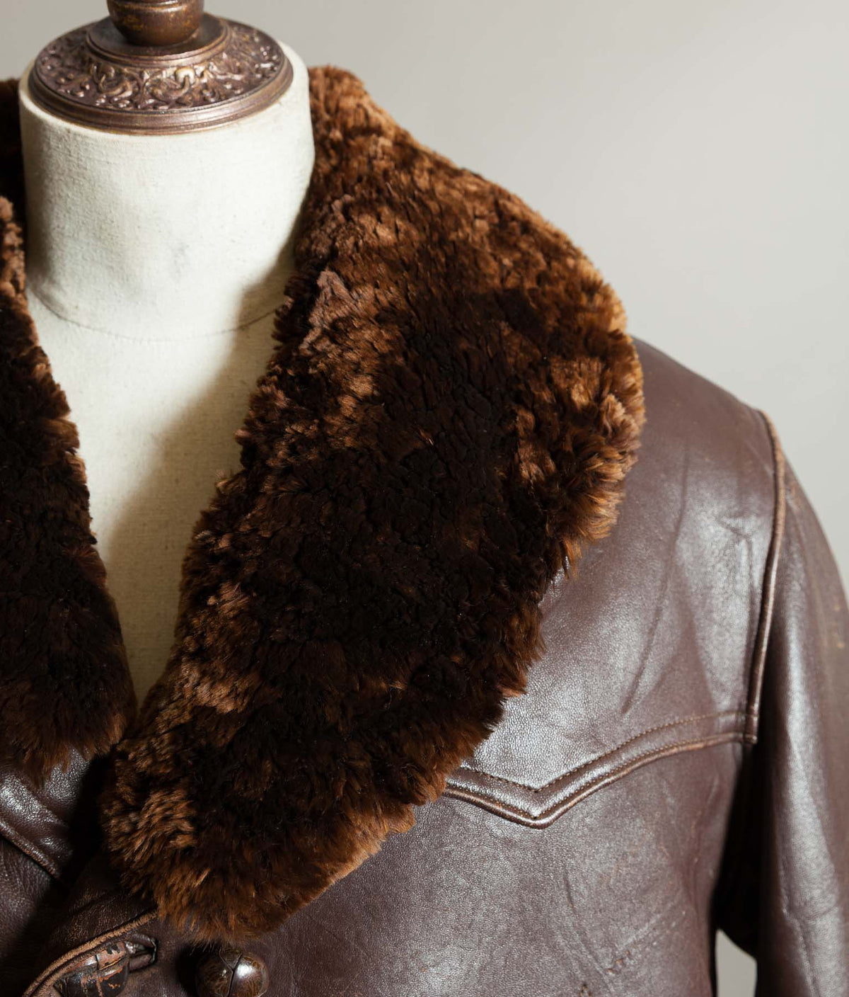 Original 1940s French 'Canadienne' Barnstormer Mackinaw Jacket