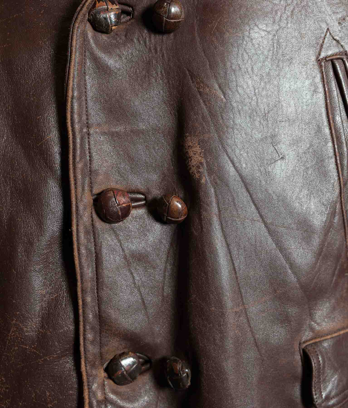 Original 1940s French 'Canadienne' Barnstormer Mackinaw Jacket
