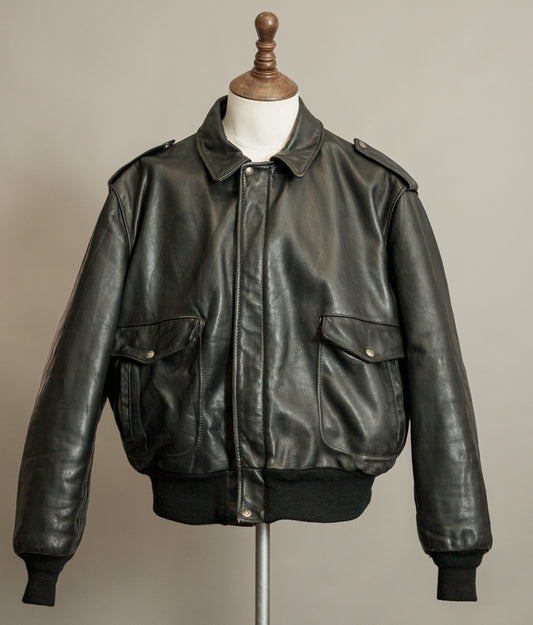 Vintage 1980s Schott A-2 Leather Flight Jacket 184SM