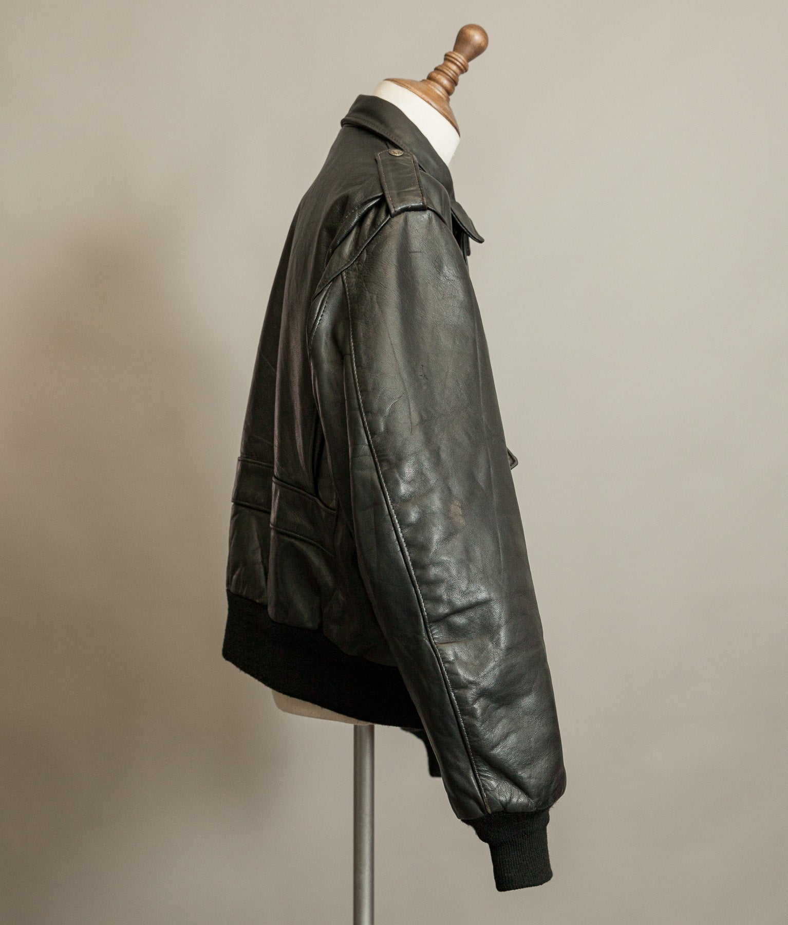 Vintage 1980s Schott A-2 Leather Flight Jacket 184SM